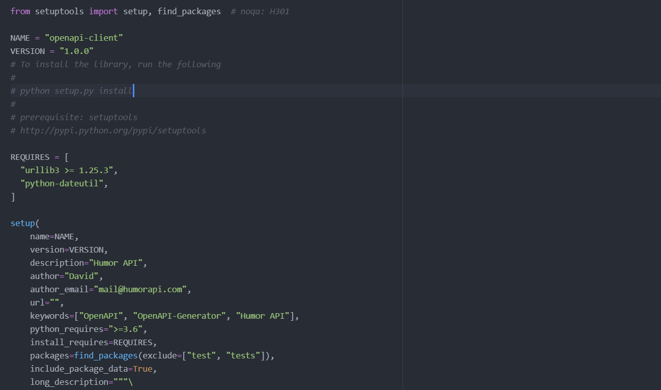 Humor API Python Tutorial